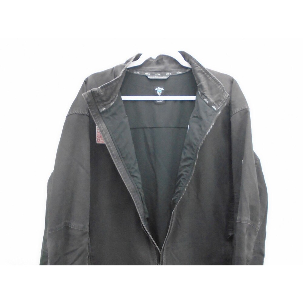 KUHL Kovert Mens Size 2XL Double Kross Moto Style Jacket Vtg Patina Fade Black - Picture 3 of 16